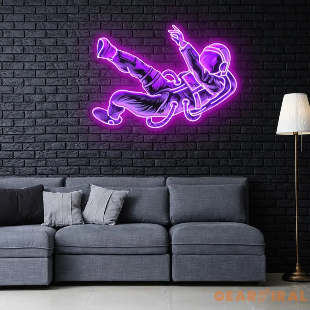 ’Lost In Space’ Neon x Acrylic Artwork