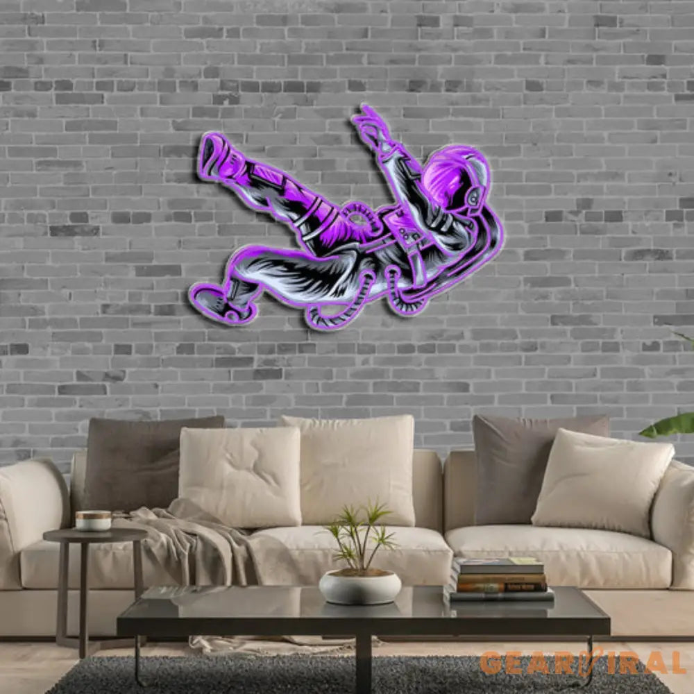 ’Lost In Space’ Neon x Acrylic Artwork