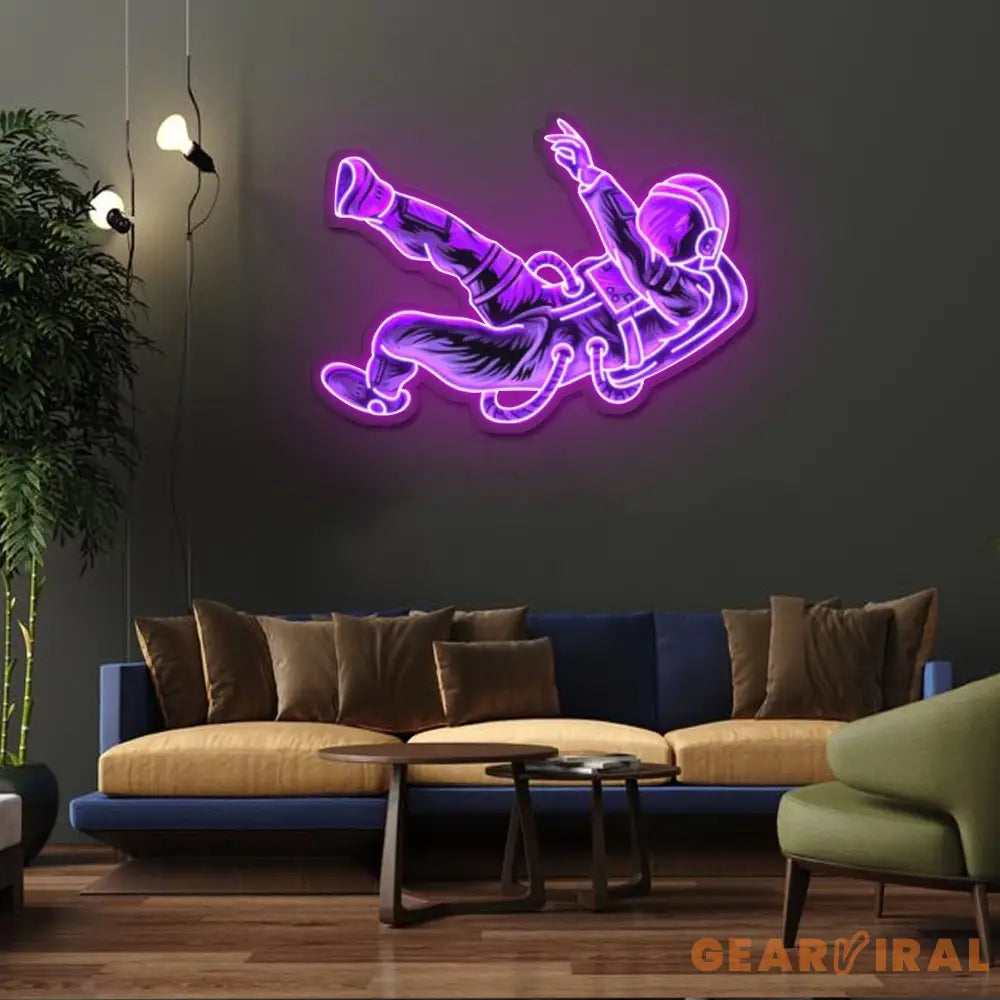 ’Lost In Space’ Neon x Acrylic Artwork