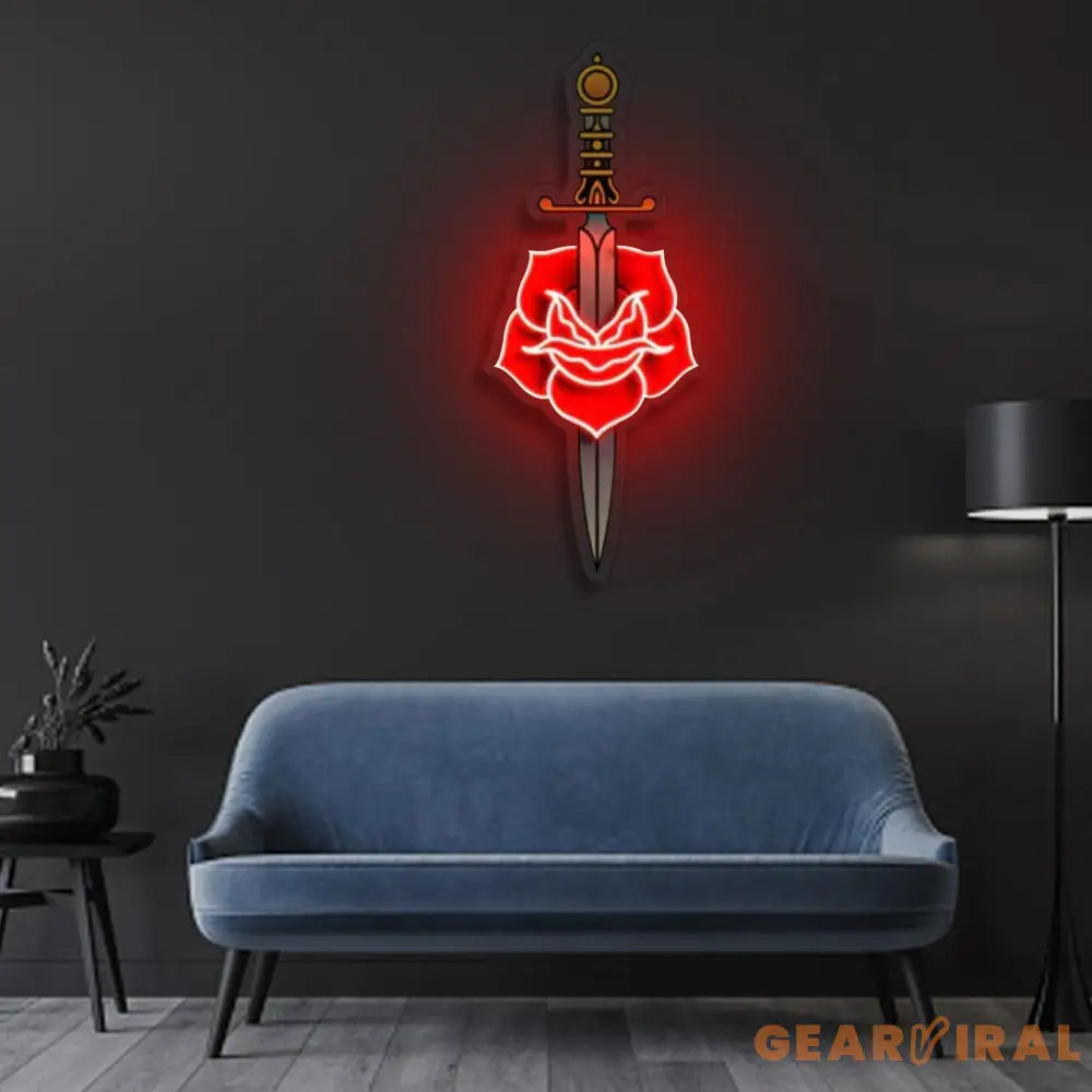 ’Love Hurts’ Neon x Acrylic Artwork