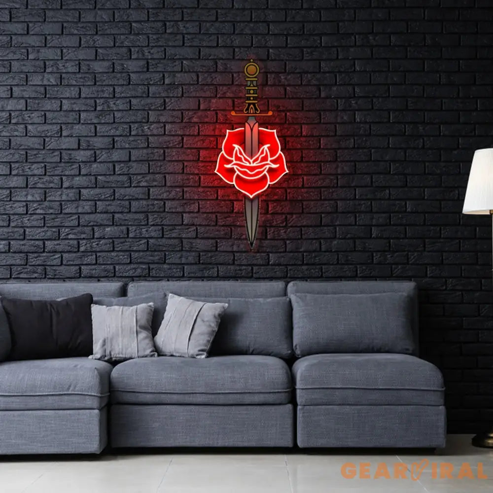 ’Love Hurts’ Neon x Acrylic Artwork