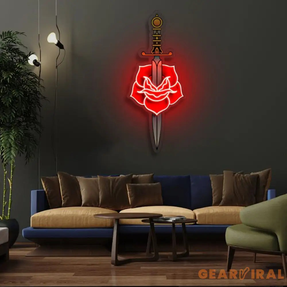 ’Love Hurts’ Neon x Acrylic Artwork