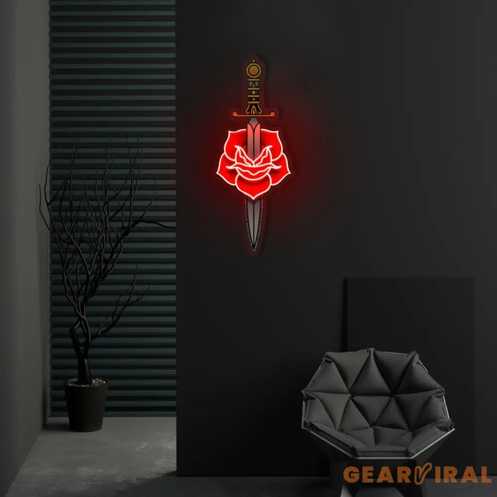 ’Love Hurts’ Neon x Acrylic Artwork