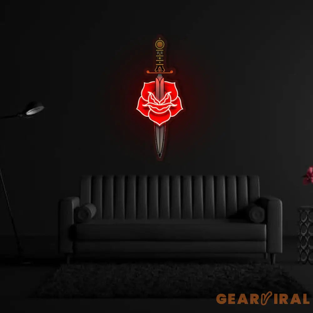 ’Love Hurts’ Neon x Acrylic Artwork