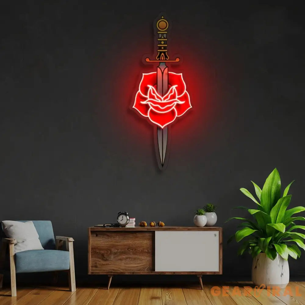 ’Love Hurts’ Neon x Acrylic Artwork