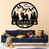 Maltese Metal Sign Custom Dog Name Sign Dog Memorial Gift Maltese Wall Decor Dog Lovers Wall Art Pet Lover Gift Dog Mom