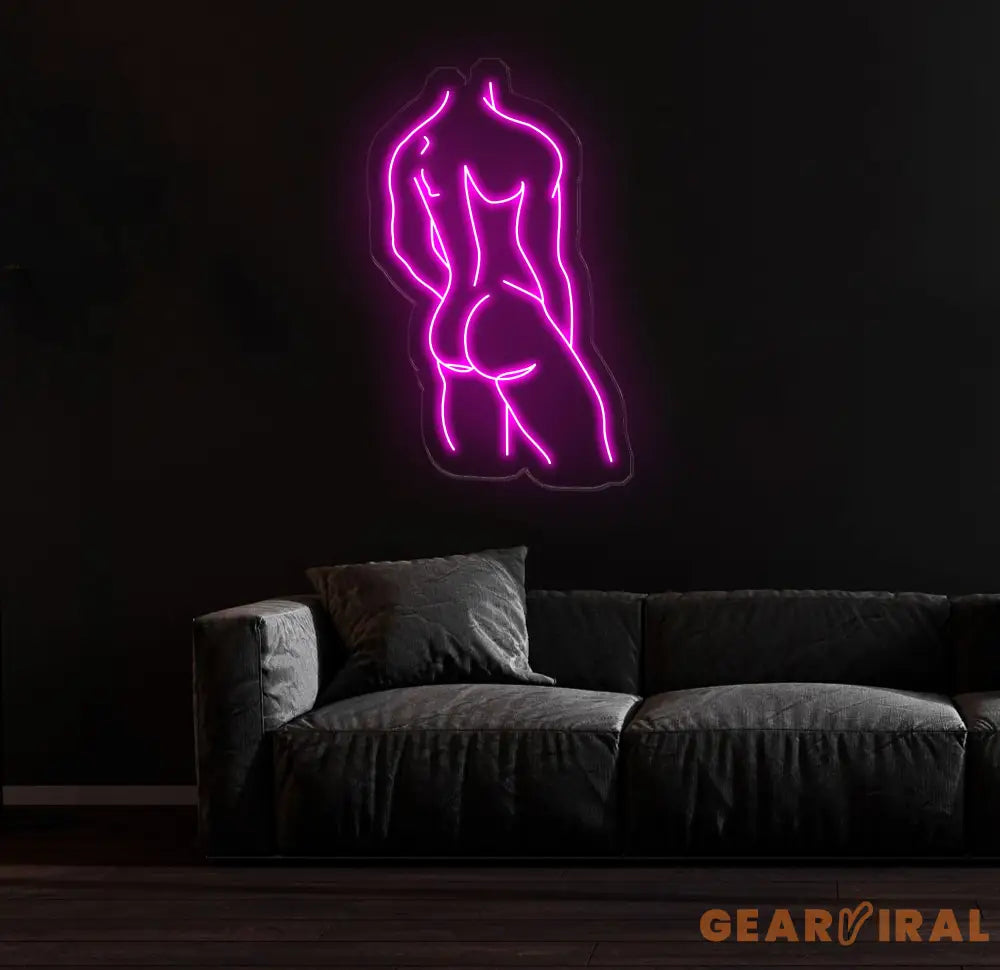 Man Body Neon Sign Man Bedroom Wall Decor Masculine Art Man Wall Art Man Body Wall Art Sign Man Art Gay Love Art Gift