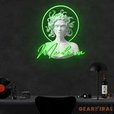 Medusa Head Bust Neon Sign x Acrylic Artwork
