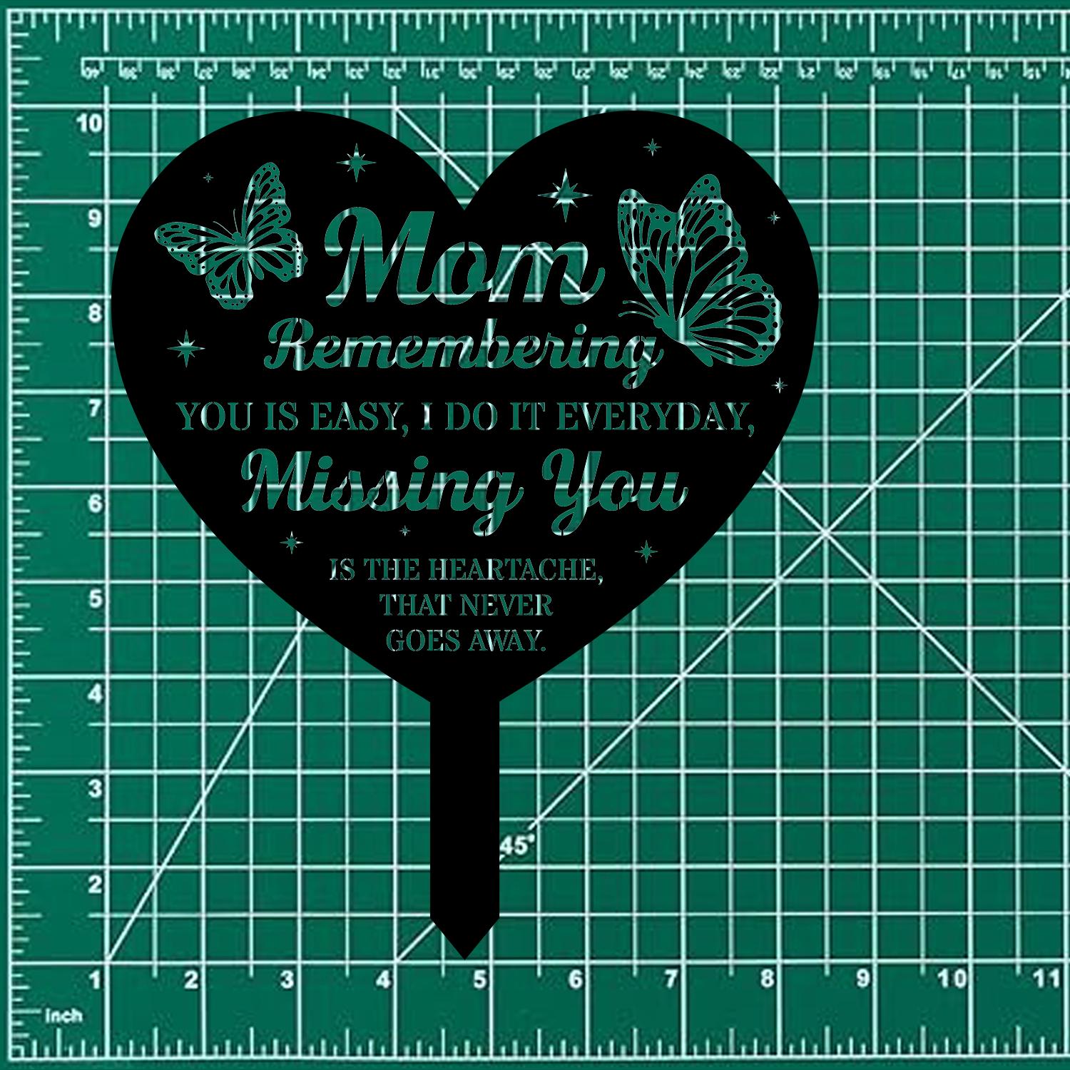 Memorial Remembering Plaque with Stake, Personalized Metal Garden Marker, Memorial Metal Sign, Sympathy Gift, Grave Marker, Memorial Stake