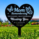 Memorial Remembering Plaque with Stake, Personalized Metal Garden Marker, Memorial Metal Sign, Sympathy Gift, Grave Marker, Memorial Stake