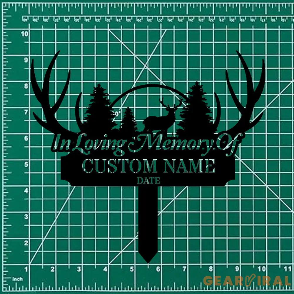 Memorial Remembering Plaque with Stake Personalized Metal Garden Marker Memorial Metal Sign Sympathy Gift Grave Marker