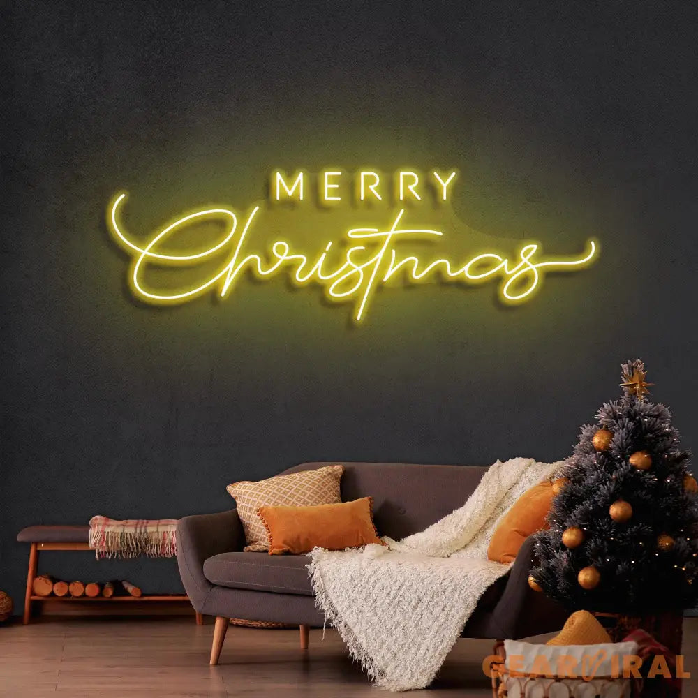 Merry Christmas Neon Sign