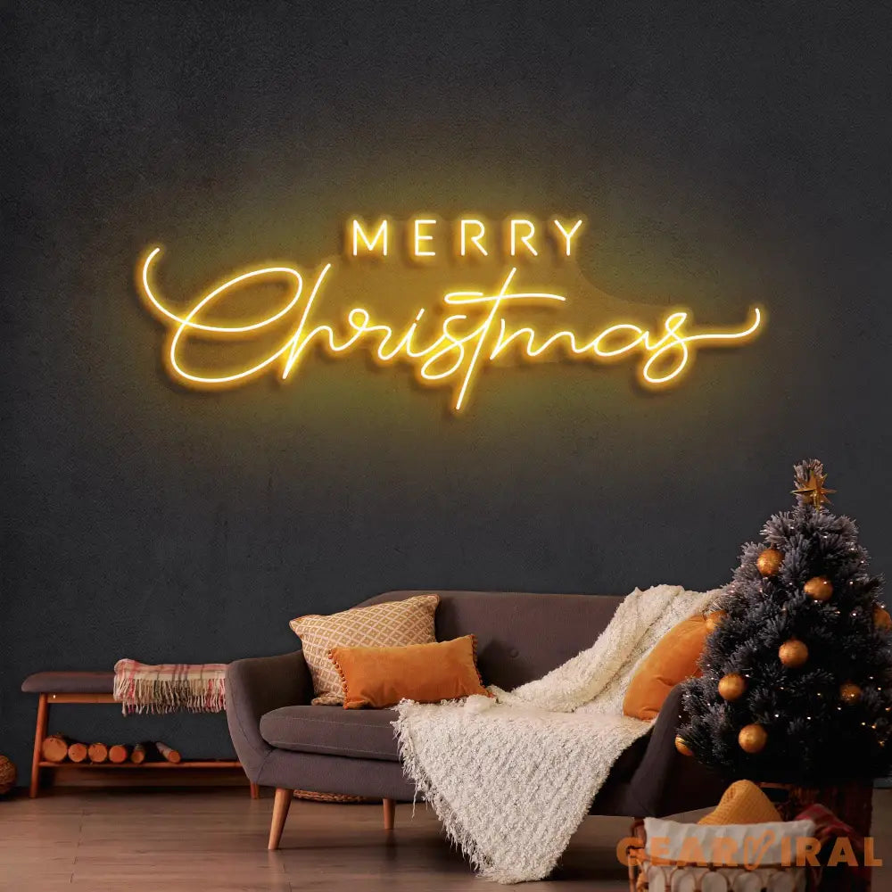 Merry Christmas Neon Sign