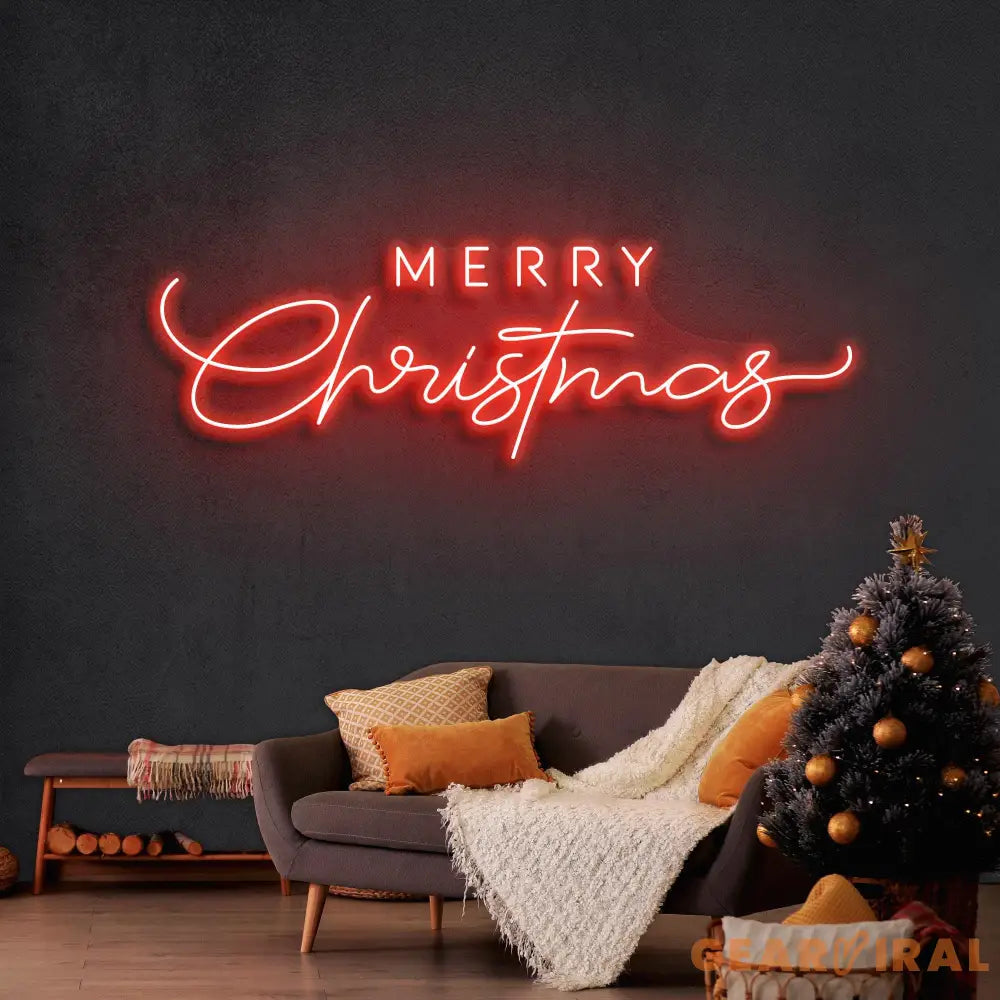 Merry Christmas Neon Sign