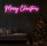 Merry Christmas Neon Sign Merry Christmas Led Sign Christmas Neon Light Christmas Quote Wall Art Christmas House Wall