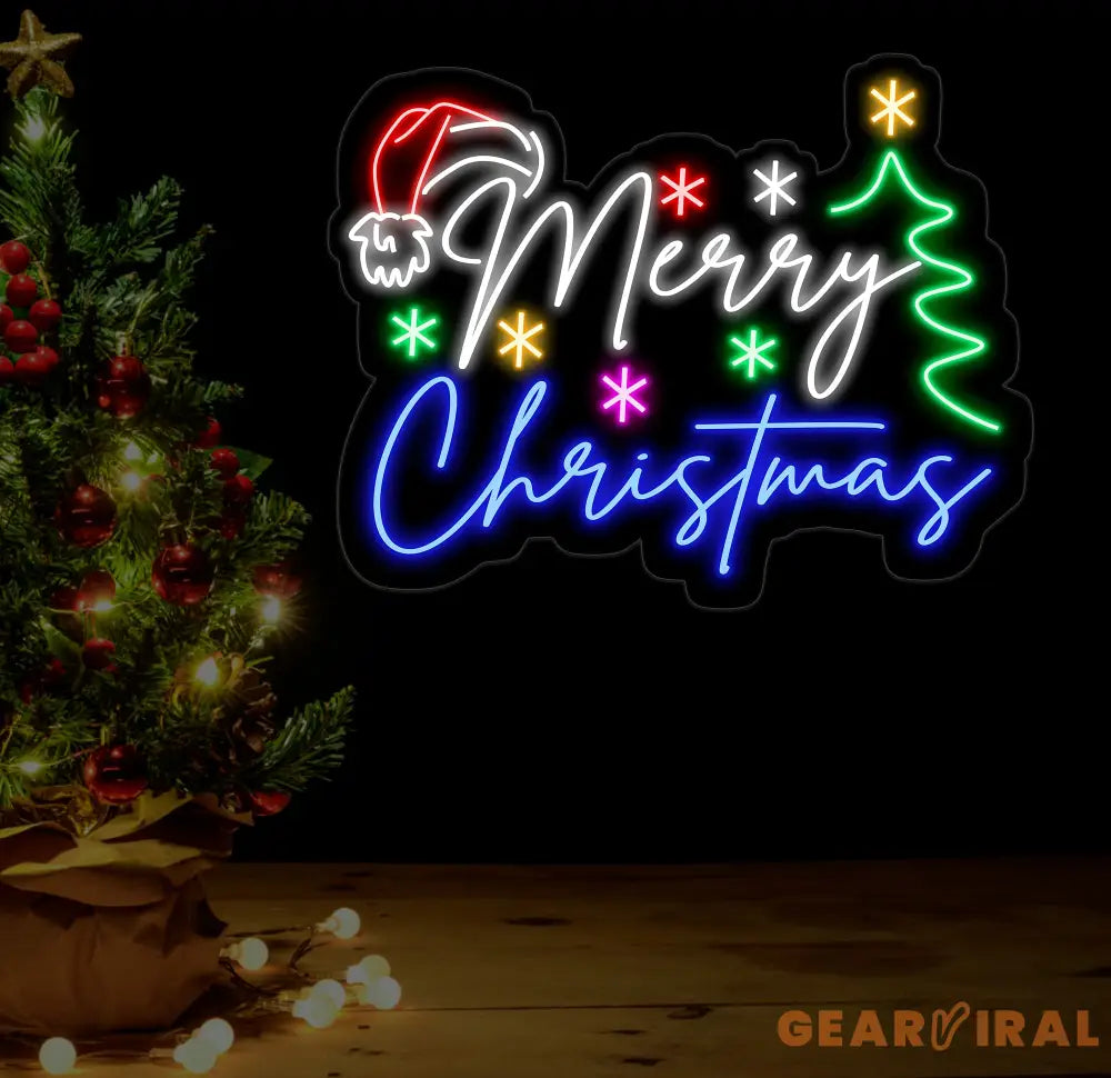 Merry Christmas Neon Sign Merry Christmas Led Sign Christmas Neon Light Christmas Quote Wall Art Christmas House Wall