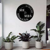 Metal Anniversary Sign, Personalized Wedding Anniversary Gift For Couple, Gift For Parents,Year Anniversary Sign,Metal Wall Art, Couple Gift