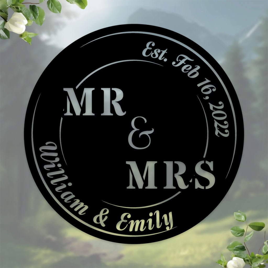 Metal Anniversary Sign, Personalized Wedding Anniversary Gift For Couple, Gift For Parents,Year Anniversary Sign,Metal Wall Art, Couple Gift