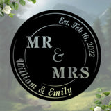 Metal Anniversary Sign, Personalized Wedding Anniversary Gift For Couple, Gift For Parents,Year Anniversary Sign,Metal Wall Art, Couple Gift