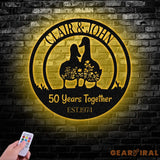 Metal Duck House Sign Led Light Personalized Duck Couple Decor Duck Farm Sign Farmhouse Decor - Gearviral