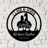 Metal Duck House Sign Led Light Personalized Duck Couple Decor Duck Farm Sign Farmhouse Decor - Gearviral