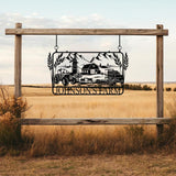 Metal Farm Sign, Custom Metal Farm Name Sign, Large Metal Name Sign, Ranch Metal Sign, Farmville Metal Sign, Farmer Gift