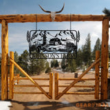 Metal Farm Sign Custom Metal Farm Name Sign Large Metal Name Sign Ranch Metal Sign Farmville Metal Sign Farmer Gift