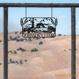 Metal Farm Sign Custom Metal Farm Name Sign Large Metal Name Sign Ranch Metal Sign Farmville Metal Sign Farmer Gift