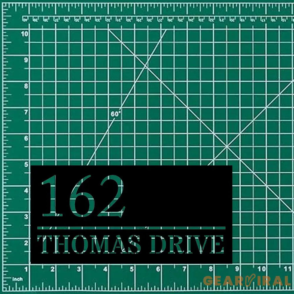 Metal House Number Sign Outdoor Address Number Sign Front Porch Address Plaque Personalized Metal Art Housewarming Gift