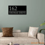 Metal House Number Sign Outdoor Address Number Sign Front Porch Address Plaque Personalized Metal Art Housewarming Gift