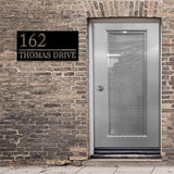 Metal House Number Sign, Outdoor Address Number Sign, Front Porch Address Plaque, Personalized Metal Art, Housewarming Gift, New Home Gift