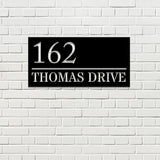 Metal House Number Sign, Outdoor Address Number Sign, Front Porch Address Plaque, Personalized Metal Art, Housewarming Gift, New Home Gift