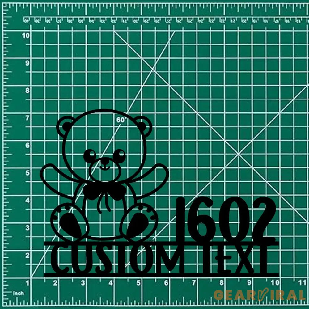 Metal Sign Baby Elephant Name Sign Elephant Name LED Lights Elephant Sign Outdoor Door Elephant Elephant Room Name