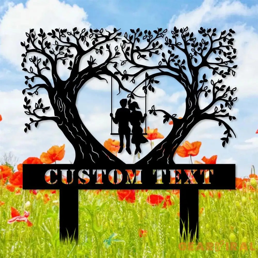 Metal Sign Bride and Groom Name Sign Personalized Name LED Lights Wedding Sign Outdoor Door Monogram Wedding Metal sign