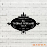 Metal Sign Decorative Name Sign Personalized Split Letter Last Name Christian Sign Outdoor Door Hanger Housewarming