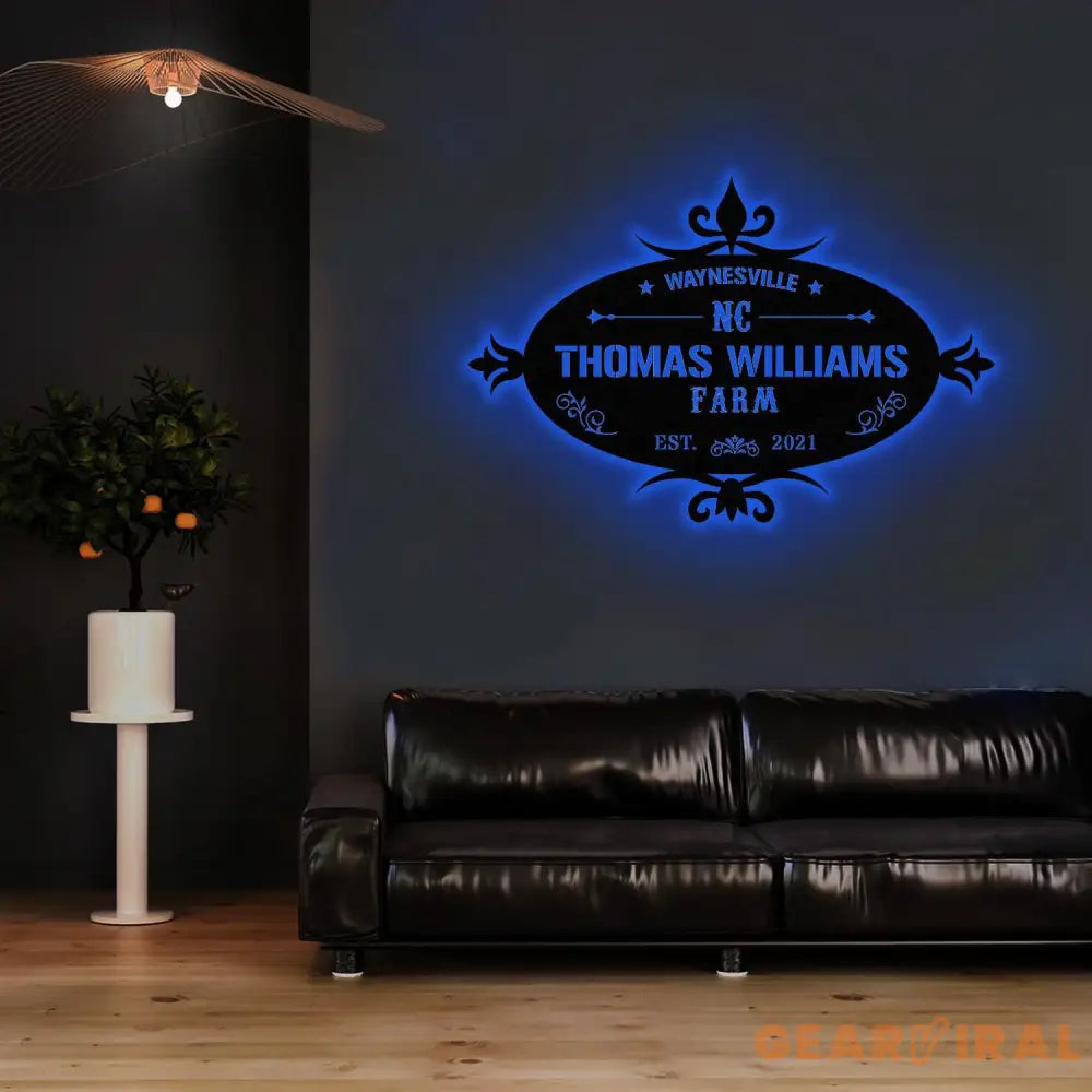 Metal Sign Decorative Name Sign Personalized Split Letter Last Name Christian Sign Outdoor Door Hanger Housewarming