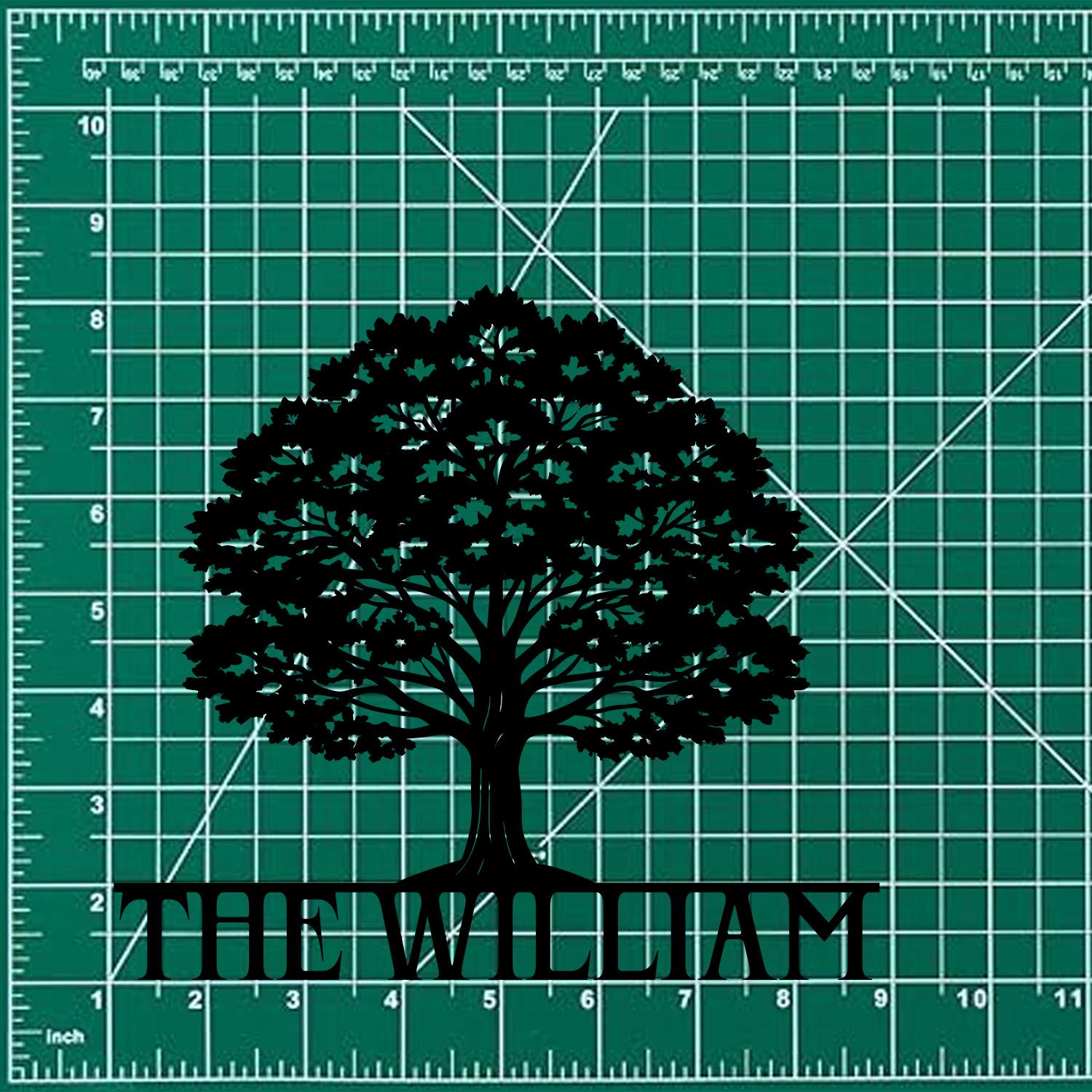 Metal Sign Family Name Life Tree Name Sign, Personalized Split Letter Last Name, Halloween Sign, Outdoor Door Monogram