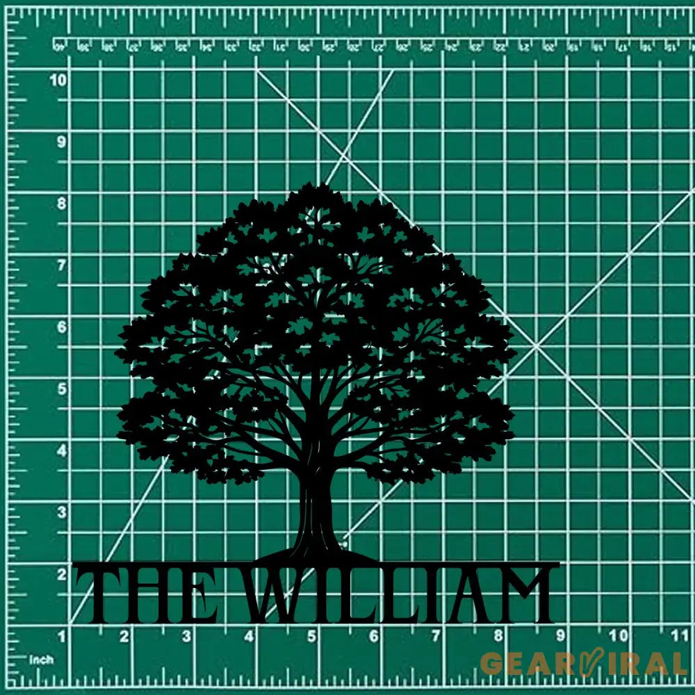 Metal Sign Family Name Life Tree Name Sign Personalized Split Letter Last Name Halloween Sign Outdoor Door Monogram