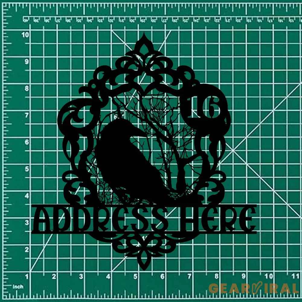 Metal Sign Halloween Mirror Name Sign Personalized Name LED Lights Halloween Sign Outdoor Door Monogram Halloween Metal