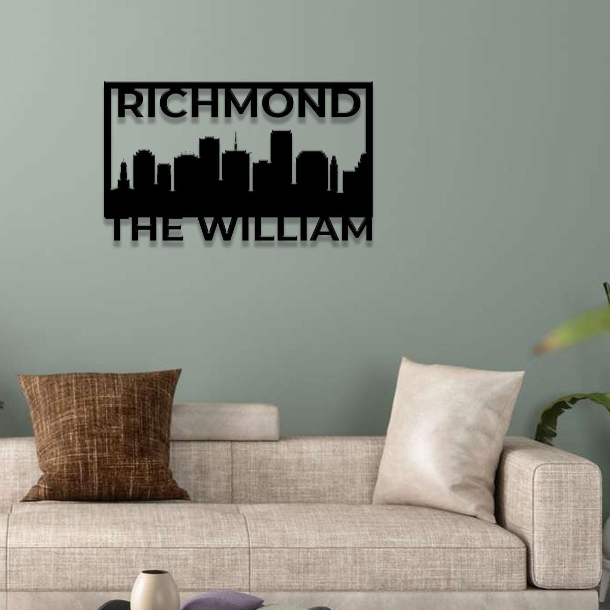 Metal Sign Mine Place Name Sign, Personalized Led Sign Last Name, Halloween Sign, Outdoor Door Monogram - Gift for Him