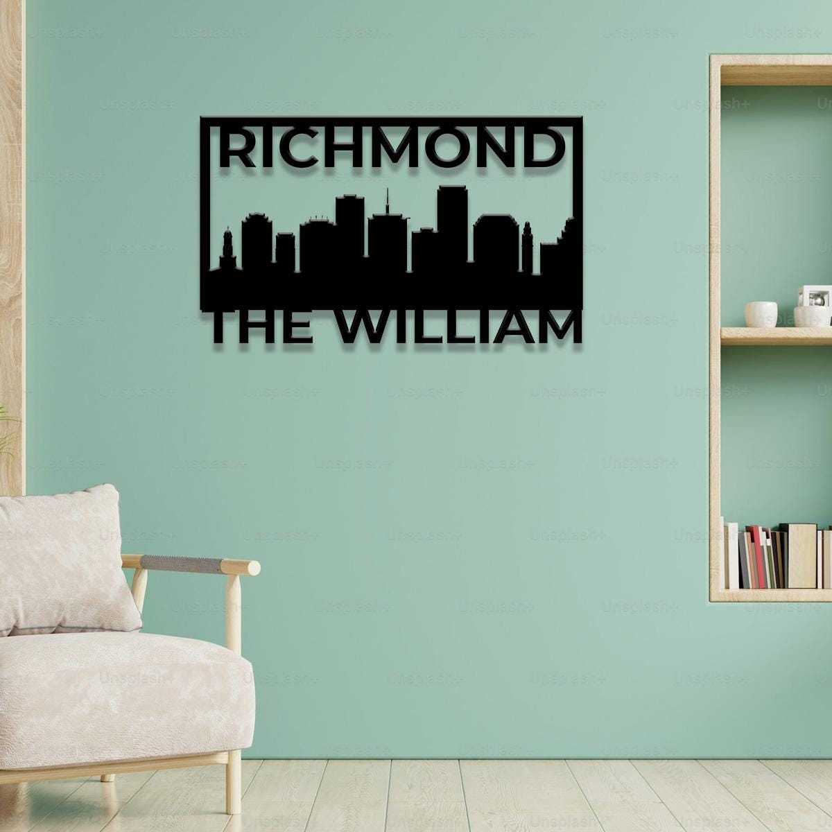 Metal Sign Mine Place Name Sign, Personalized Led Sign Last Name, Halloween Sign, Outdoor Door Monogram - Gift for Him