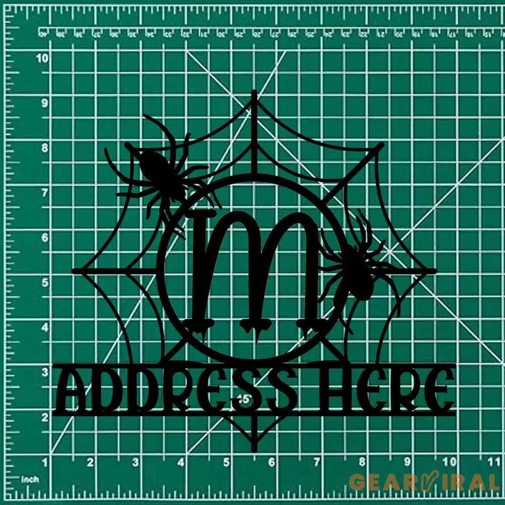 Metal Sign Monograms Halloween Name Sign Personalized Name LED Lights Halloween Sign Outdoor Door Monogram Halloween