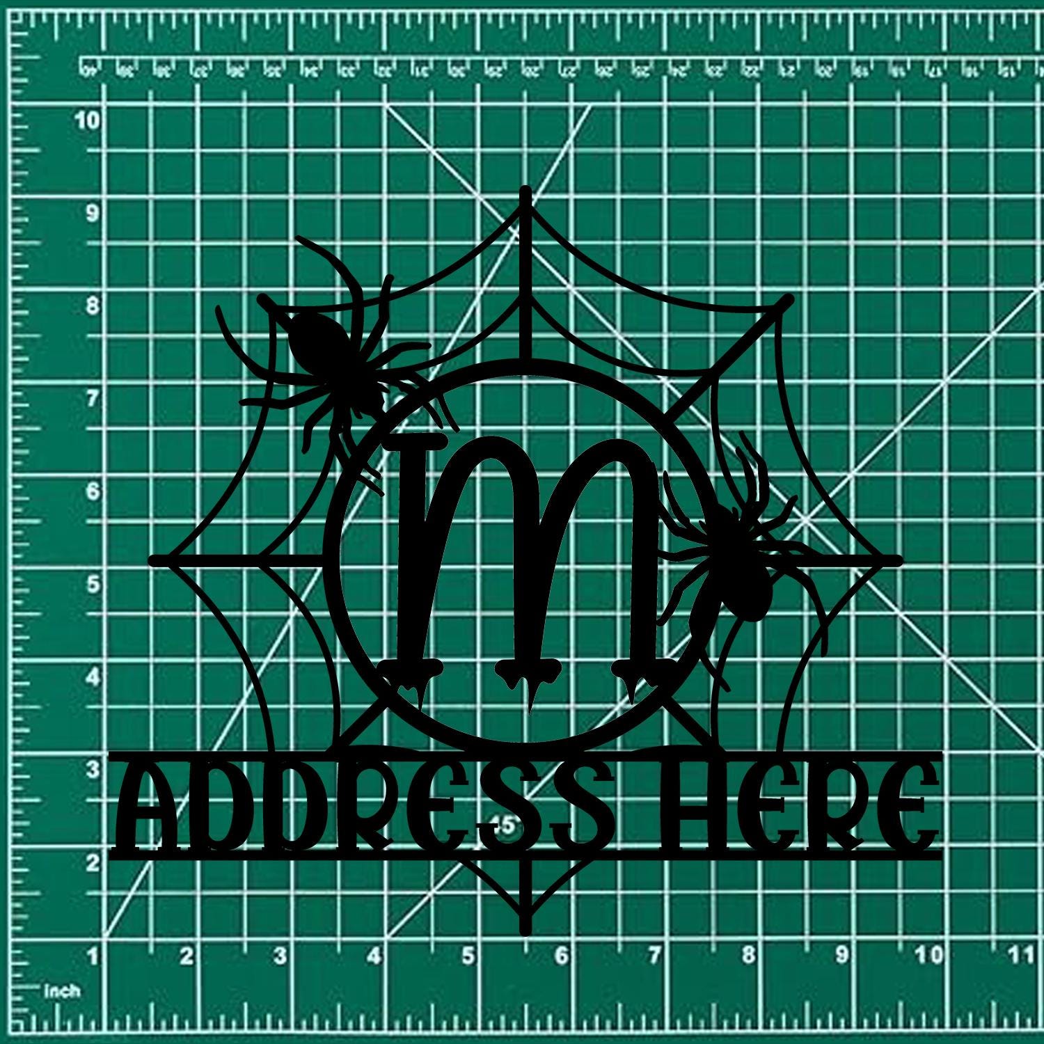 Metal Sign Monograms Halloween Name Sign, Personalized Name LED Lights, Halloween Sign, Outdoor Door Monogram, Halloween Metal sign