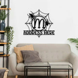 Metal Sign Monograms Halloween Name Sign, Personalized Name LED Lights, Halloween Sign, Outdoor Door Monogram, Halloween Metal sign