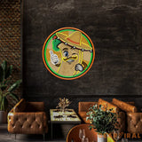 Mexican Burrito Thumbs Up Artwork Led Neon Sign Light