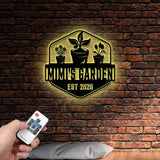 Mimi’s Garden Sign Nana Garden Stake Metal Garden Tools Outdoor Garden Decor Grandma Mom Mother’s Day Gift Gardener