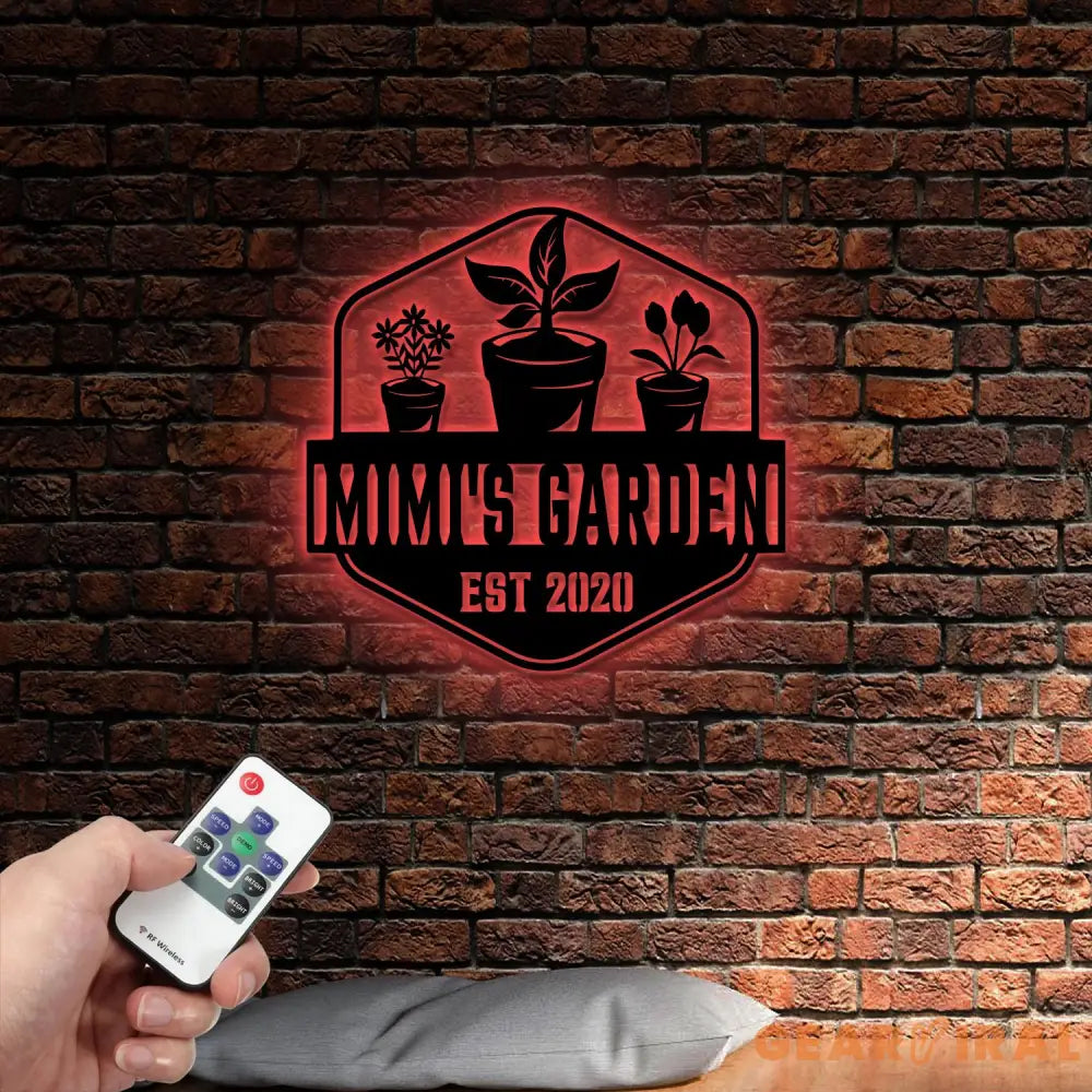 Mimi’s Garden Sign Nana Garden Stake Metal Garden Tools Outdoor Garden Decor Grandma Mom Mother’s Day Gift Gardener