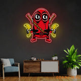 MiniBanana Neon Sign x Acrylic Artwork