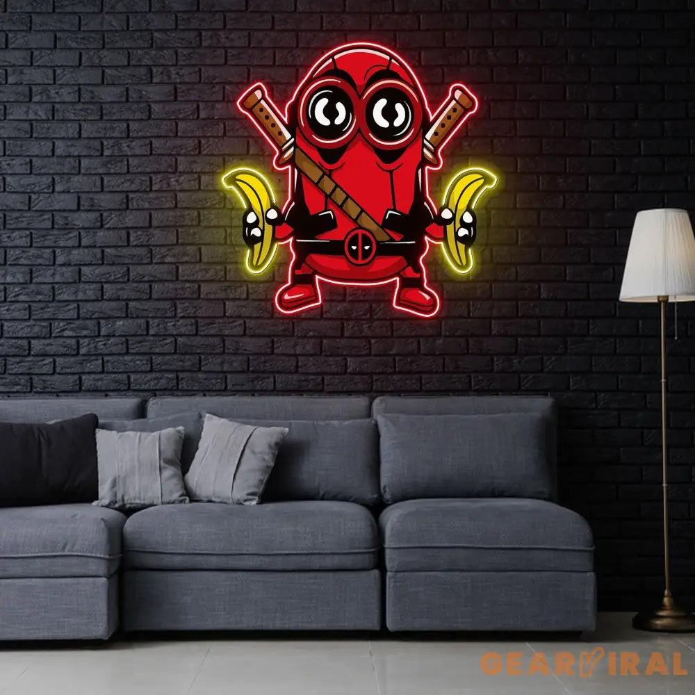 MiniBanana Neon Sign x Acrylic Artwork