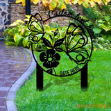 Mom Grandma Garden Sign Metal Stake Personalized Name Yard Sign Outdoor Door Garden Decor Metal Sign Garden Lovers